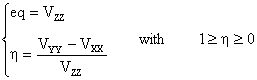 the two quadrupole parameters used in SIMPSON