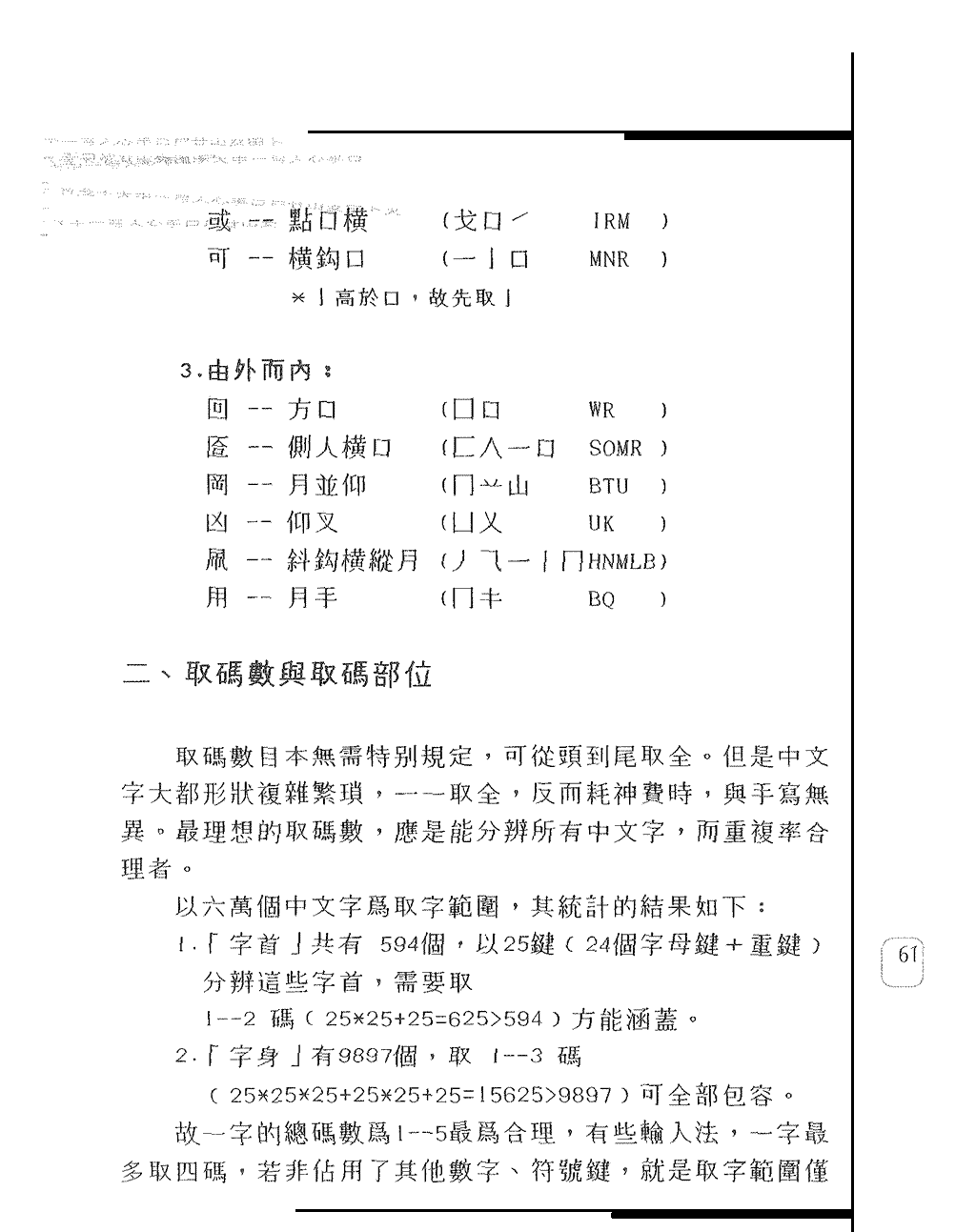 取碼方法