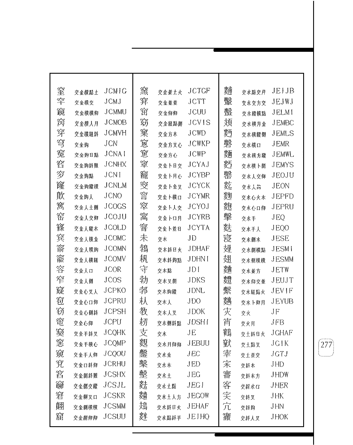 交 (十) 部