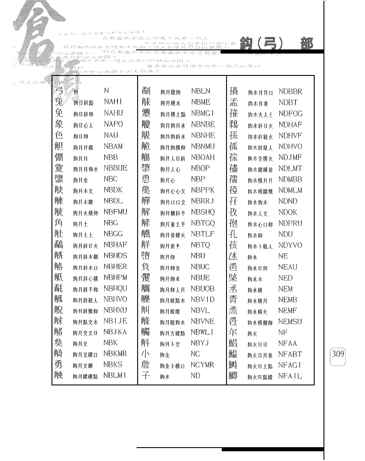 鉤 (弓) 部