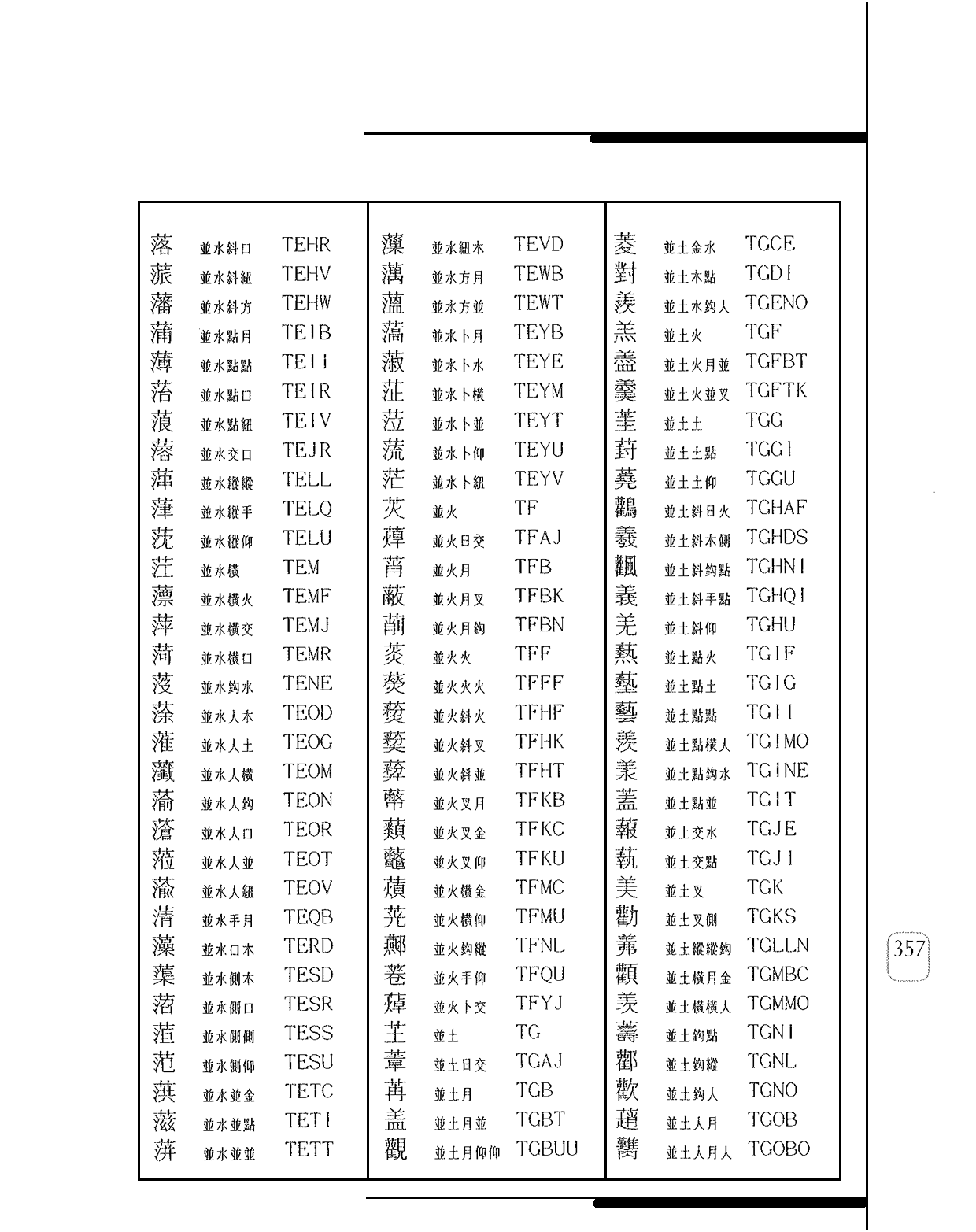 並 (廿) 部