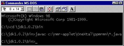 IMAGE of the DOS window IMAGE of DOS window