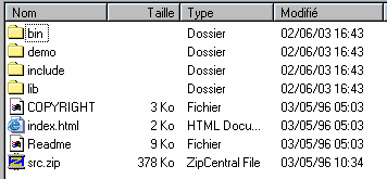 IMAGE of SUN's jdk1.0.2 folder IMAGE of SUN's jdk 1.0.2 folder