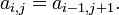 Hankel matrix element