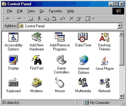 Windows Control Panel Windows Control Panel