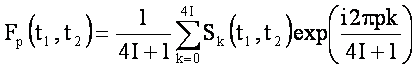 Echo signal from multiplex z-filter