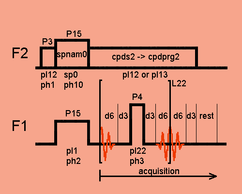 Cross-polarisation Carr-Purcell-Meiboom-Gill echo train