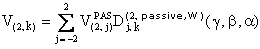 EFG tensor component V(2,k)