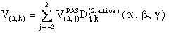 EFG tensor component V(2,k)